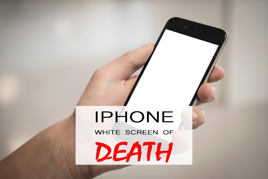 iphone white screen of death